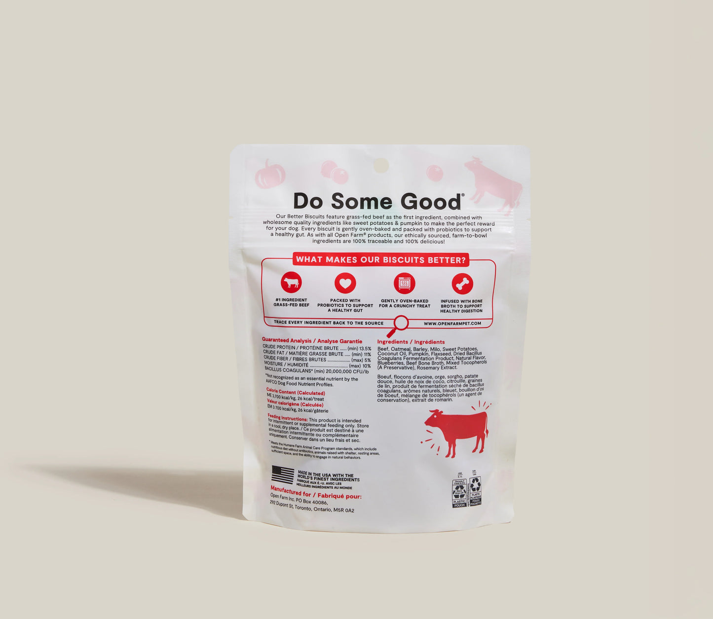 Better Biscuits Grass-Fed Beef & Oatmeal Treats