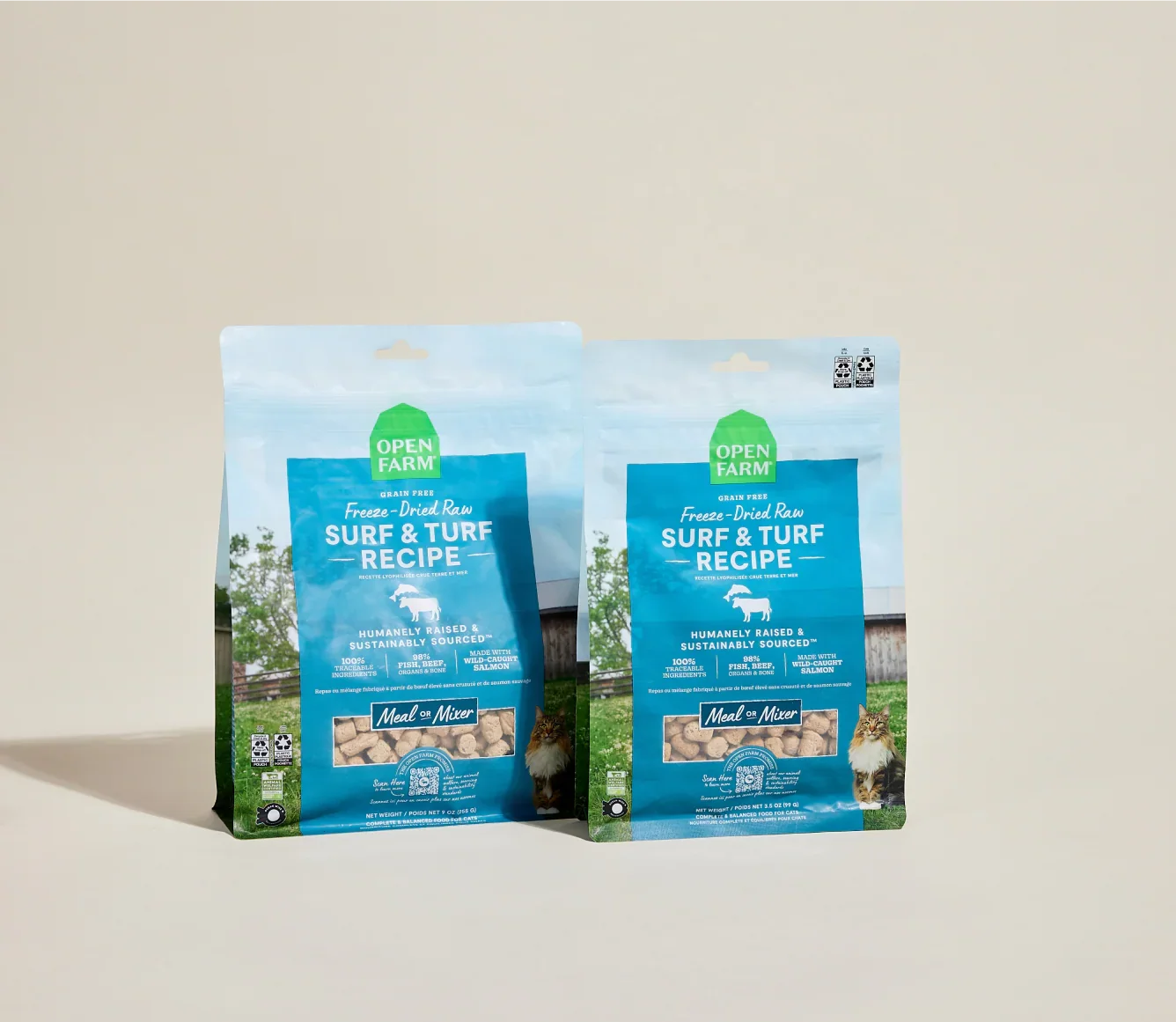 Surf & Turf Freeze Dried Raw Morsels for Cats