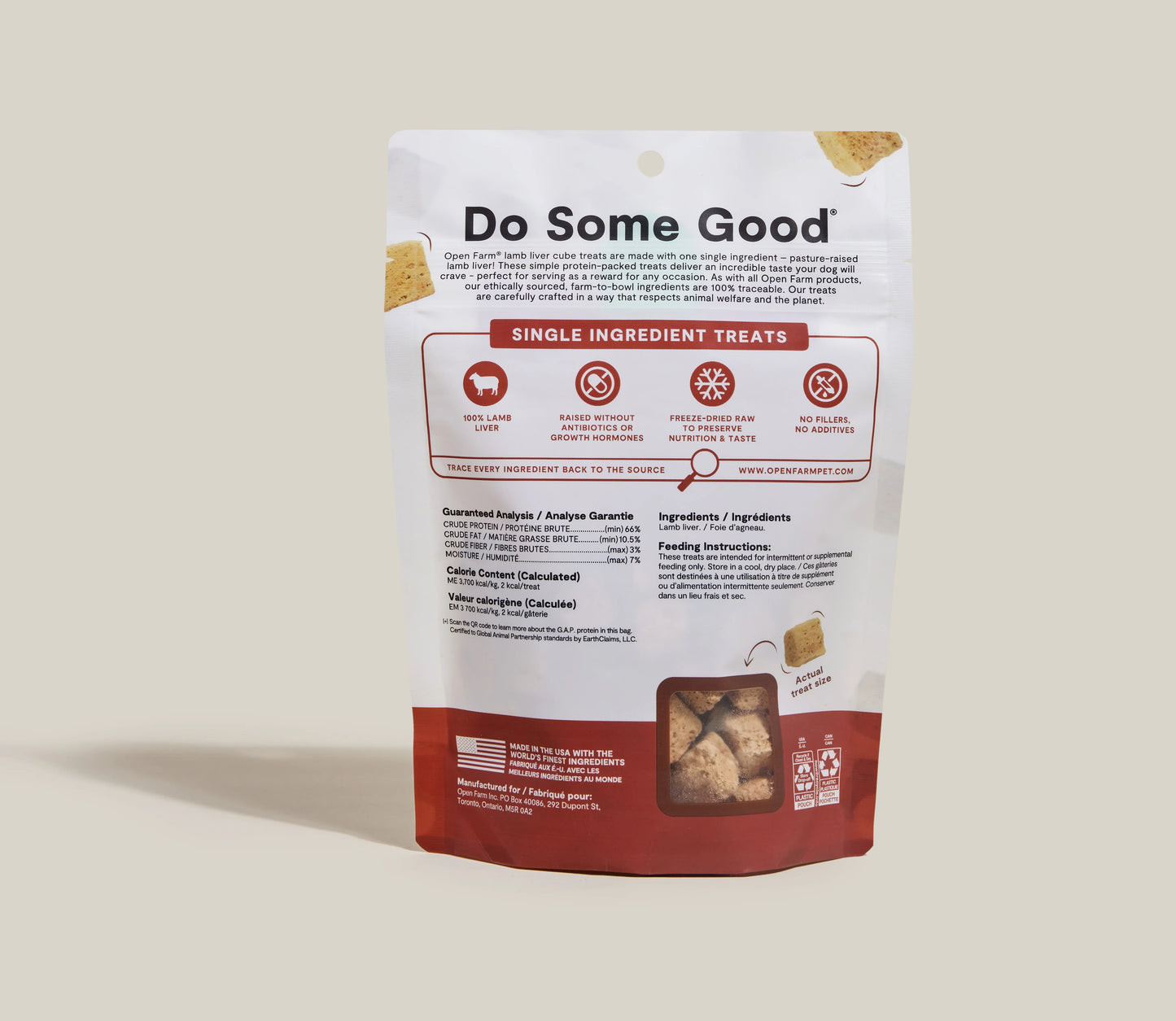 Freeze Dried Raw Lamb Liver Treat