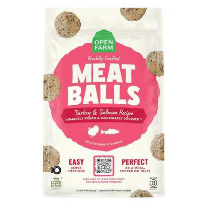 Turkey & Salmon Freshly Crafted Meatballs for Dogs
