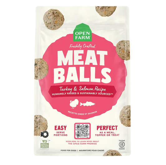 Turkey & Salmon Freshly Crafted Meatballs for Dogs