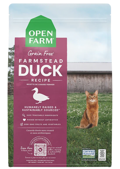 Farmstead Duck Grain-Free Cat Kibble