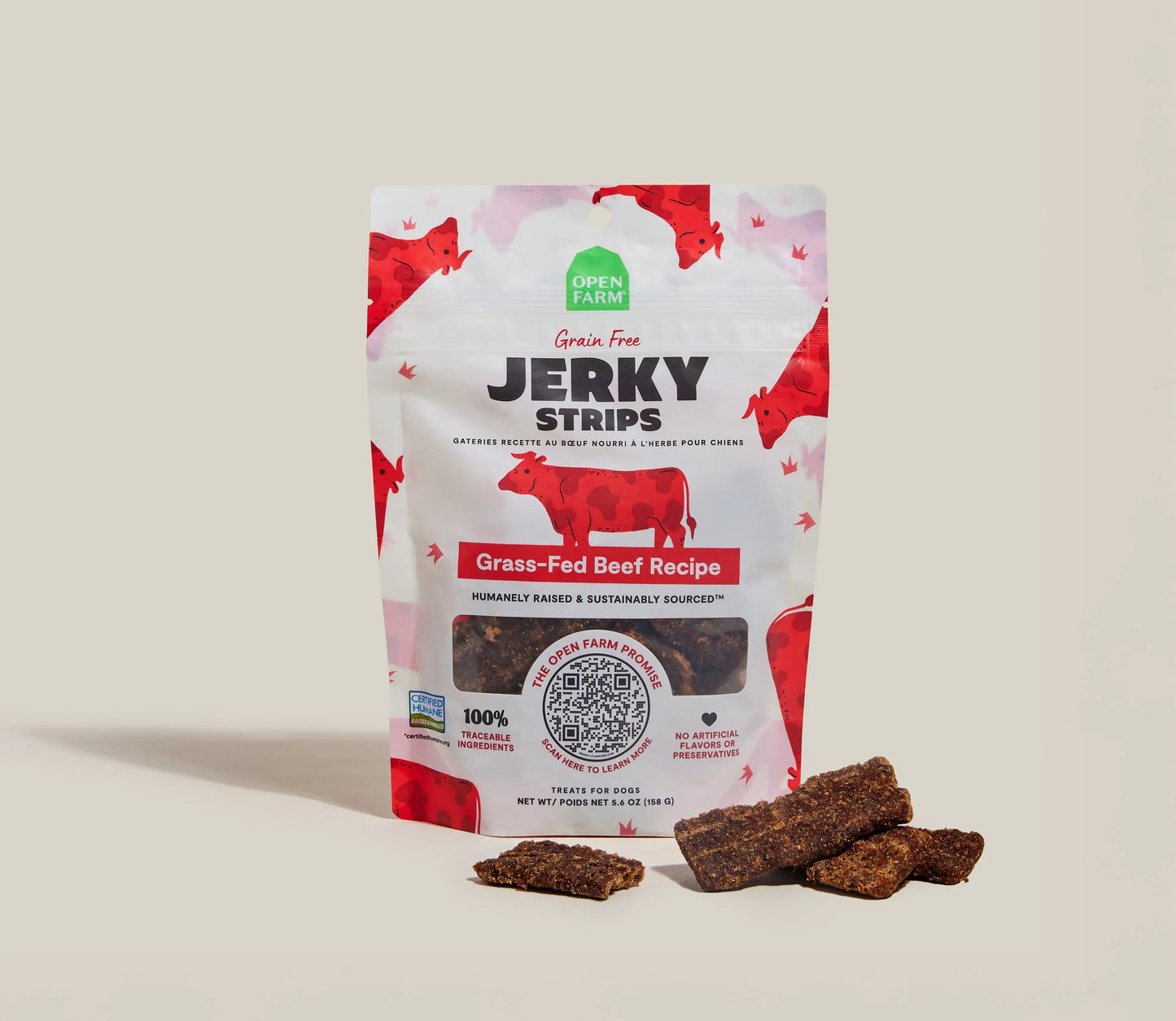 Grain-Free Grass-Fed Beef Jerky Strips