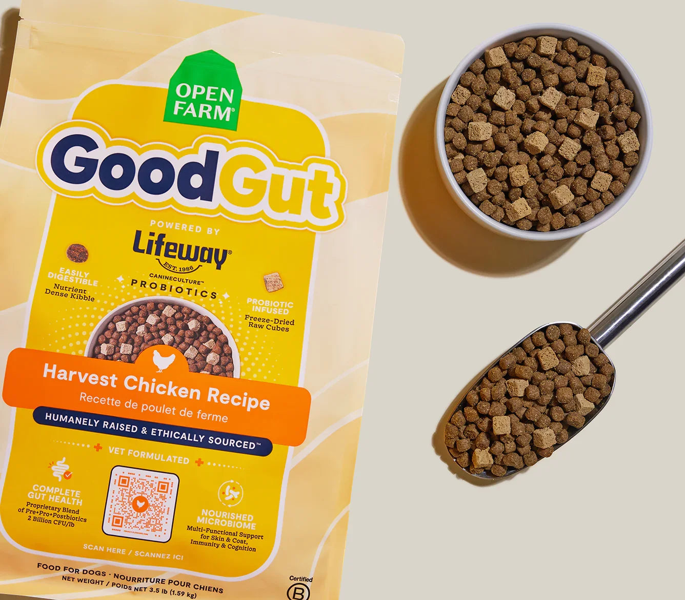 GoodGut Harvest Chicken Dog Kibble