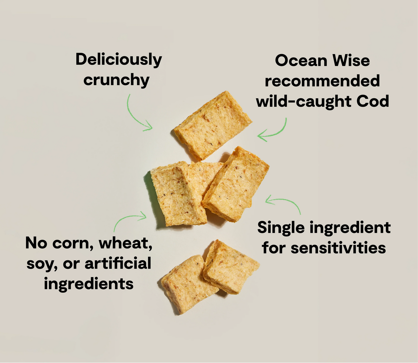 Dehydrated Cod Fish Treats