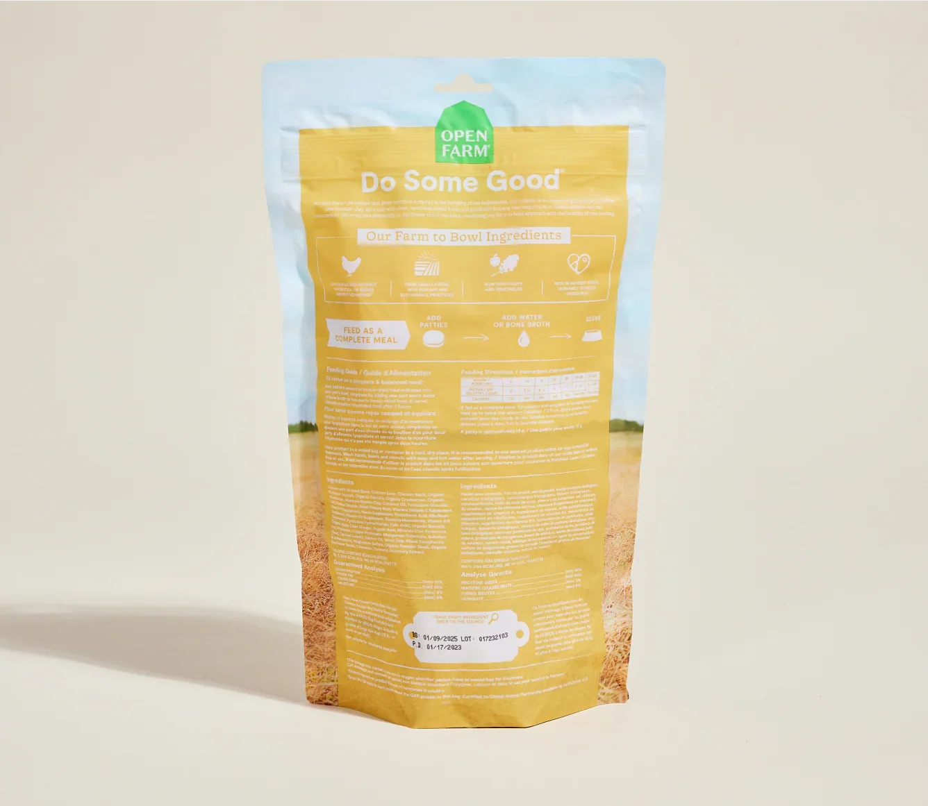 Harvest Chicken Freeze Dried Raw Patties for Dogs