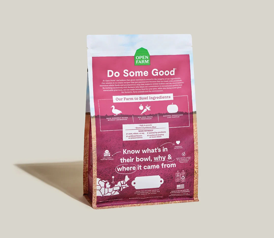 Farmstead Duck Grain-Free Dog Kibble