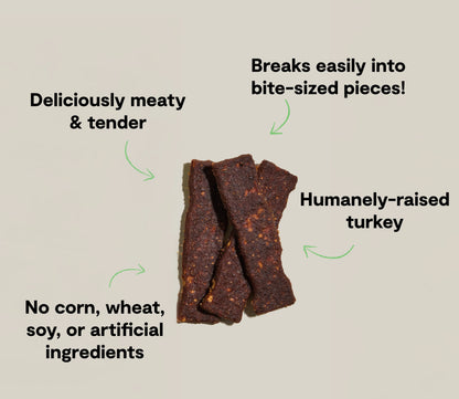 Grain-Free Turkey Jerky Strips
