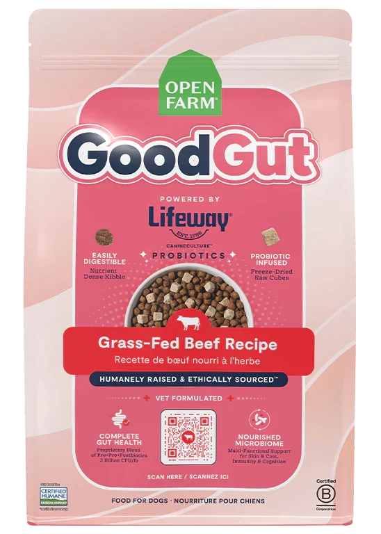 GoodGut Grass-Fed Beef Dog Kibble