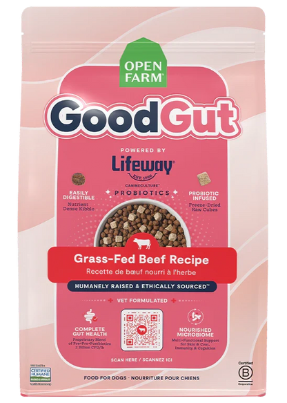 GoodGut Grass-Fed Beef Dog Kibble