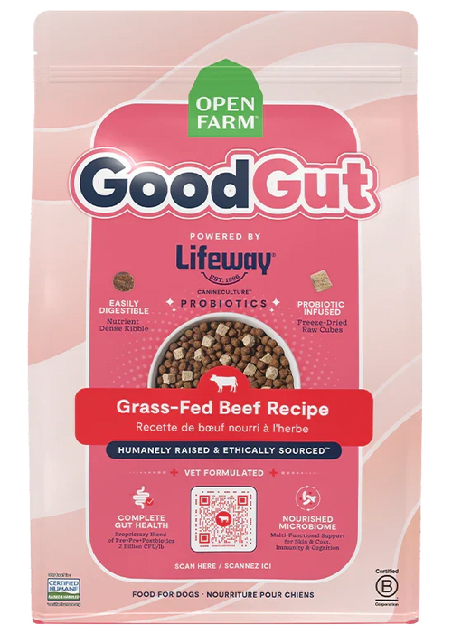 GoodGut Grass-Fed Beef Dog Kibble