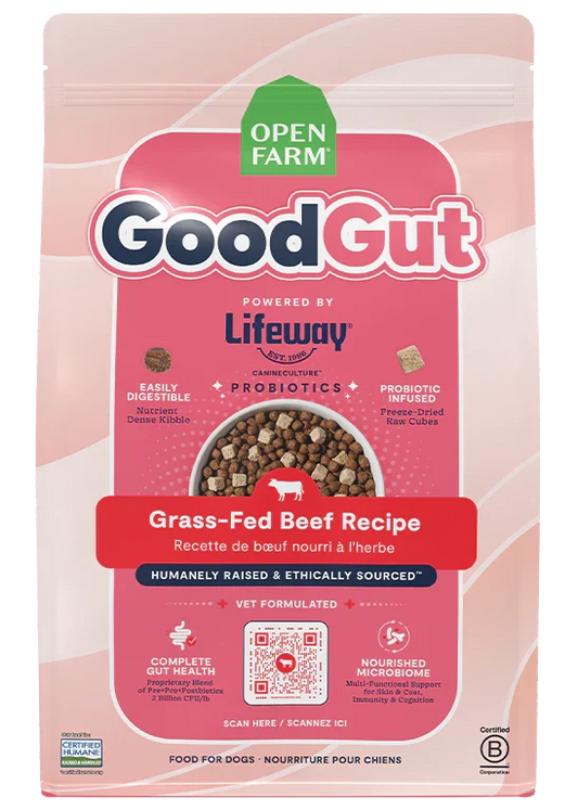 GoodGut Grass-Fed Beef Dog Kibble