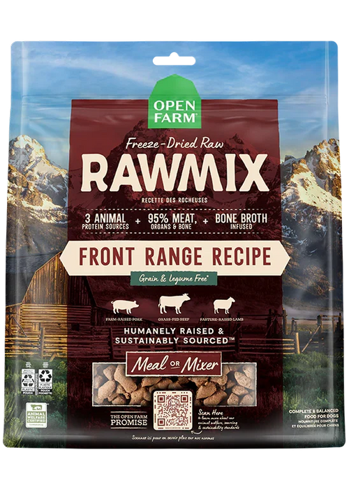 RawMix Front Range Freeze Dried Raw Morsels for Dogs