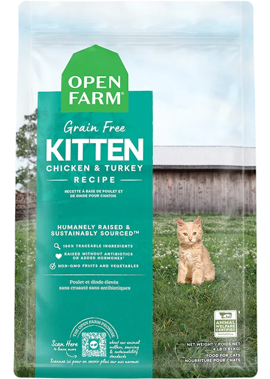Chicken & Turkey Grain-Free Kitten Kibble