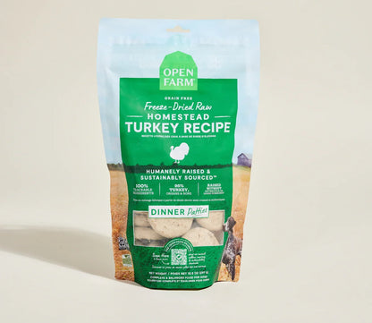 Homestead Turkey Freeze Dried Raw Patties for Dogs