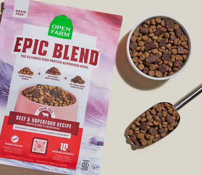 Epic Blend Beef & Superfood Grain-Free Dog Kibble