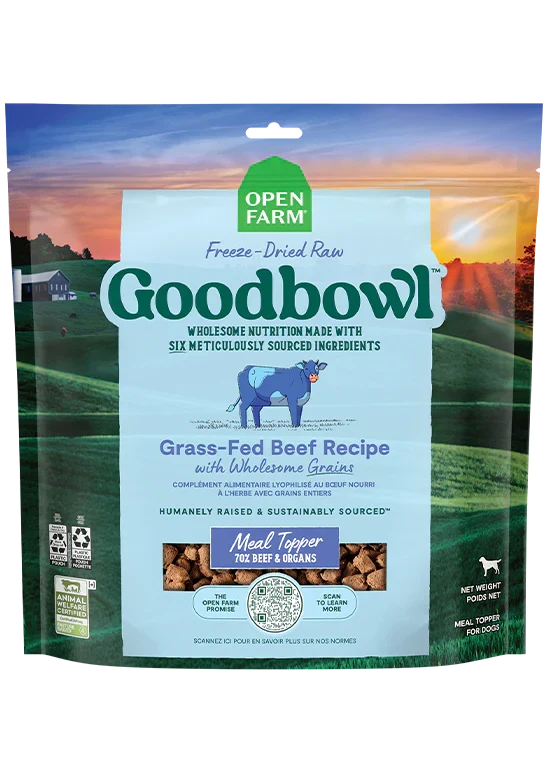 Goodbowl™ Grass-Fed Beef Freeze Dried Raw Morsels for Dogs