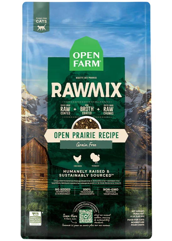 RawMix Open Prairie Grain-Free Cat Kibble
