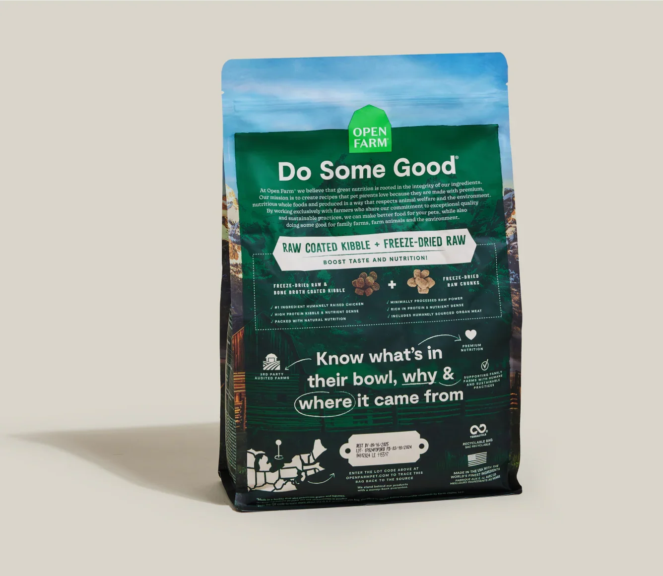 RawMix Open Prairie Ancient Grains Dog Kibble