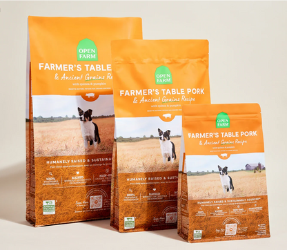 Farmer's Table Pork & Ancient Grains Dog Kibble
