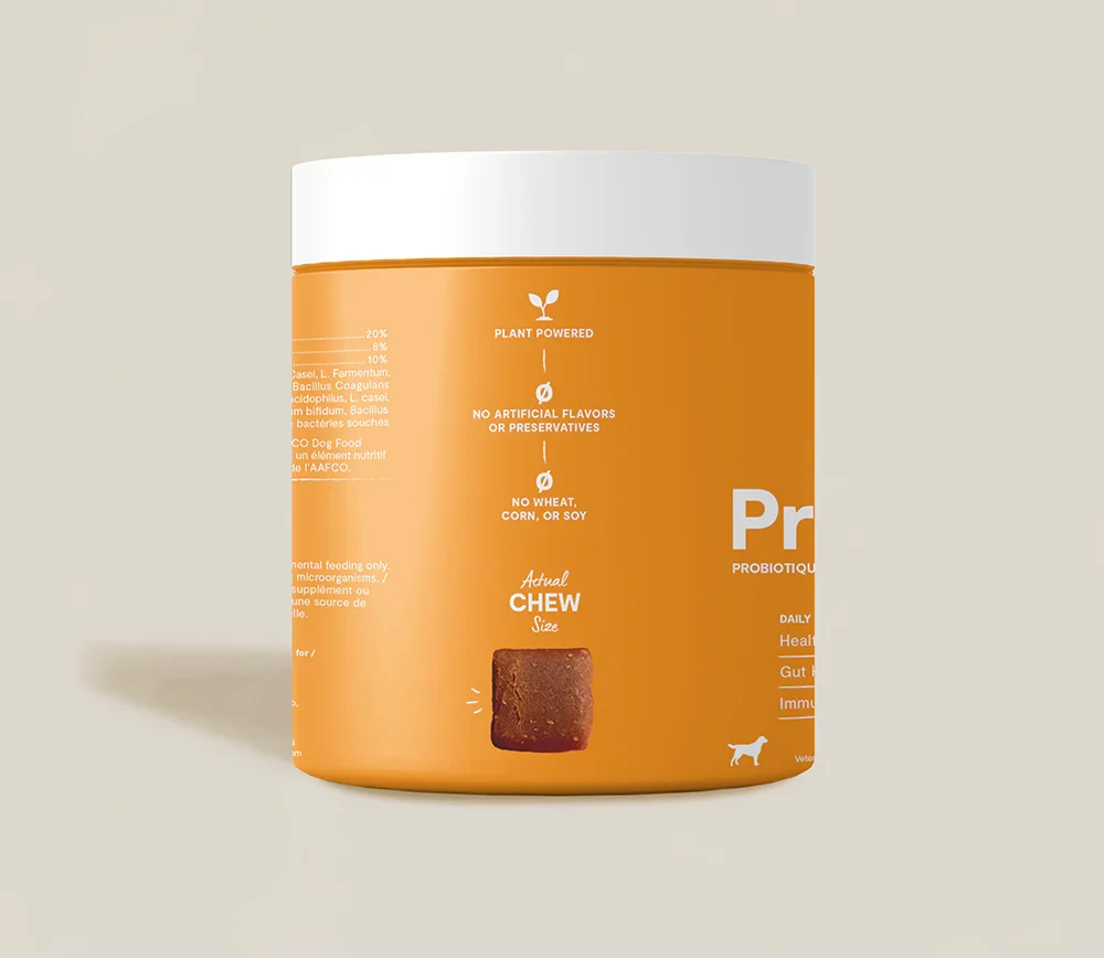 Probiotic Food Supplement Chews for Dogs