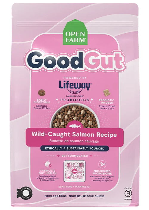 GoodGut Wild-Caught Salmon Dog Kibble