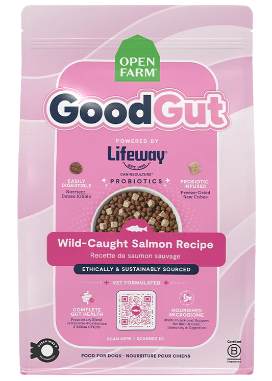 GoodGut Wild-Caught Salmon Dog Kibble
