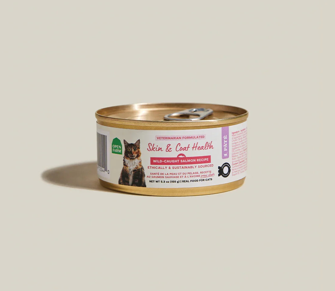 Wild-Caught Salmon Skin & Coat Health Pâté for Cats