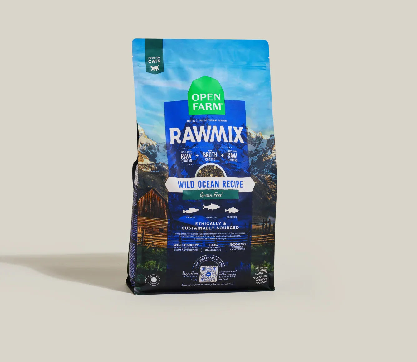 RawMix Wild Ocean Grain-Free Cat Kibble