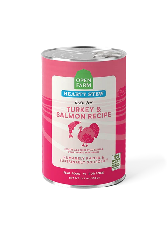 Turkey & Salmon Hearty Stew Wet Dog Food