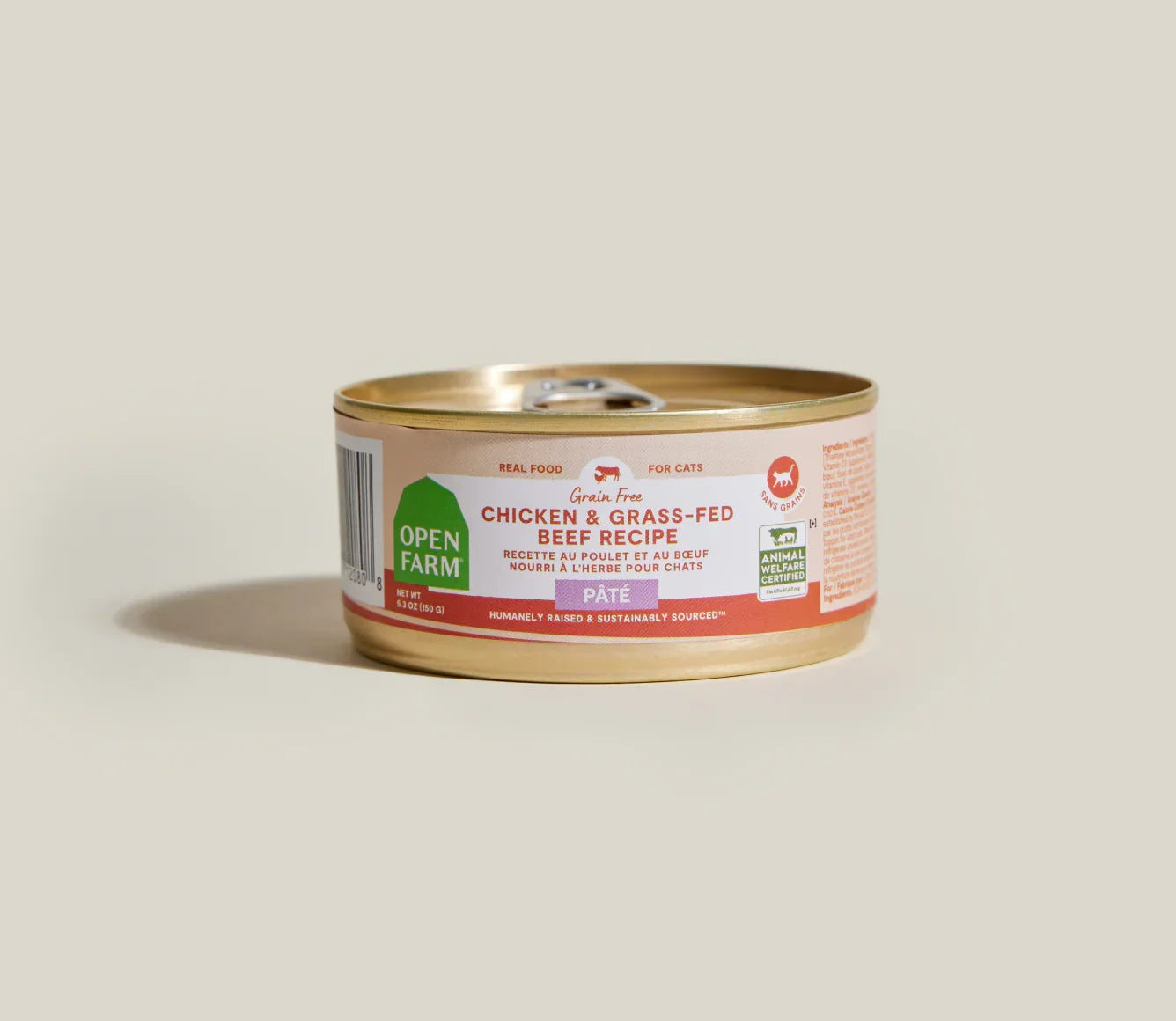 Chicken & Grass-Fed Beef Pâté for Cats