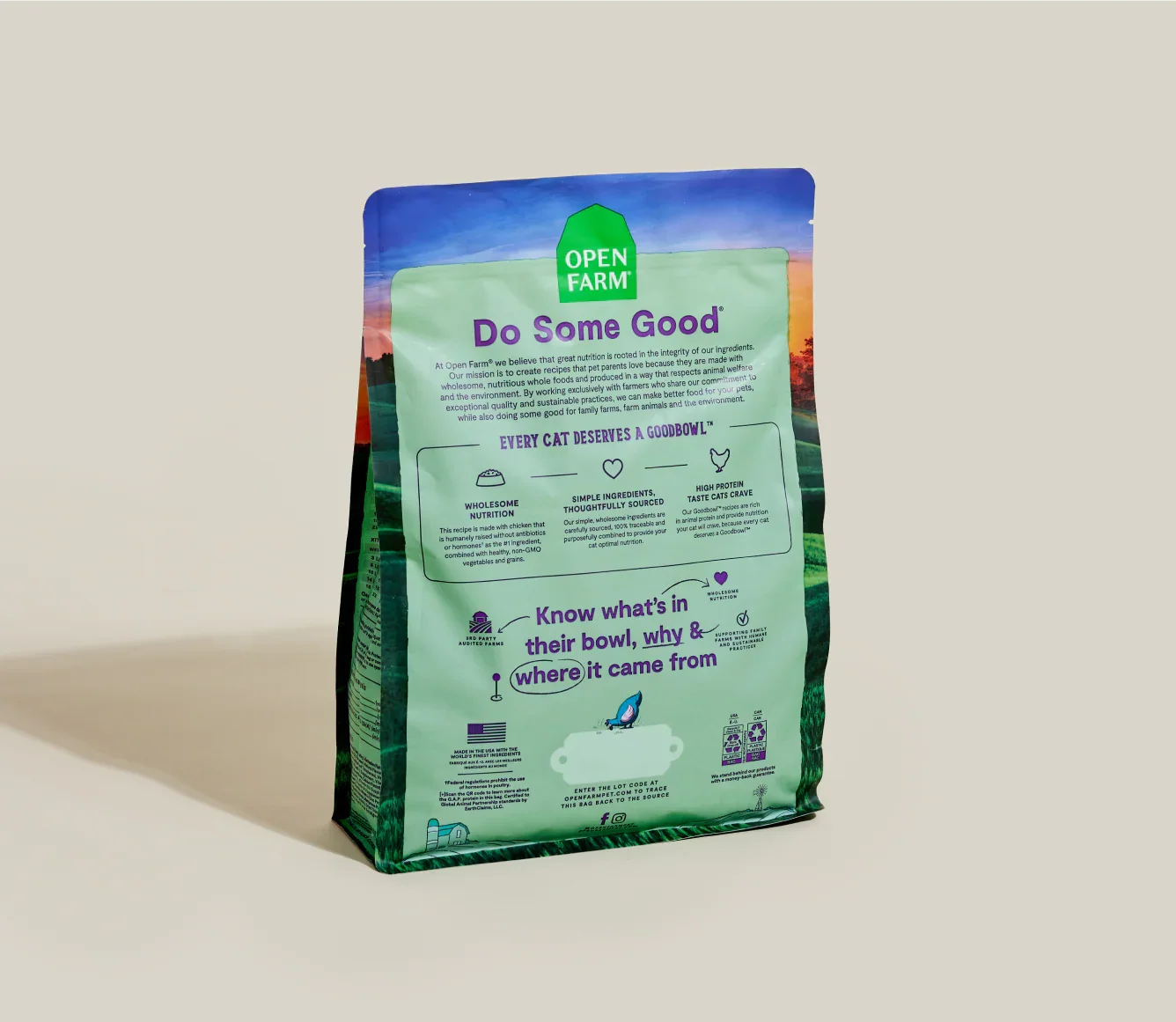 Goodbowl™ Harvest Chicken & Brown Rice Cat Kibble