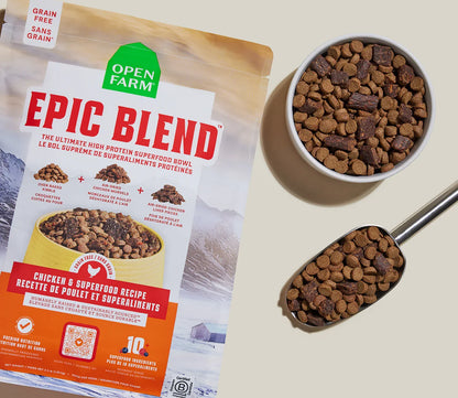 Epic Blend Chicken & Superfood Grain-Free Dog Kibble