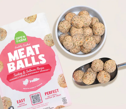 Turkey & Salmon Freshly Crafted Meatballs for Dogs