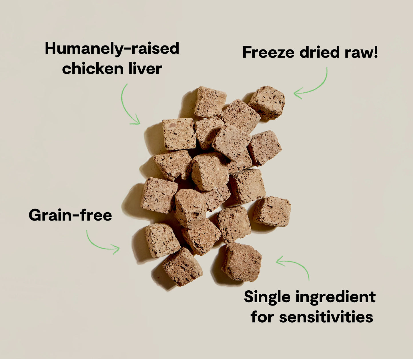 Freeze Dried Raw Chicken Liver Treat