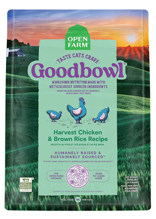 Goodbowl™ Harvest Chicken & Brown Rice Cat Kibble
