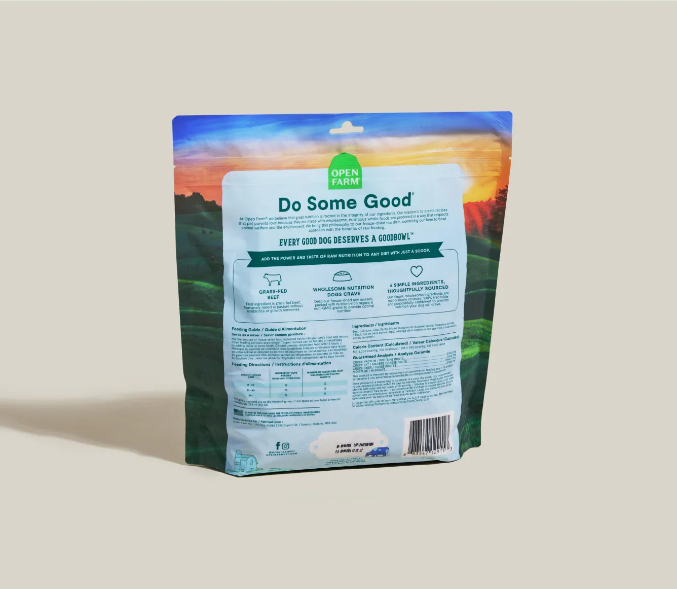 Goodbowl™ Grass-Fed Beef Freeze Dried Raw Morsels for Dogs