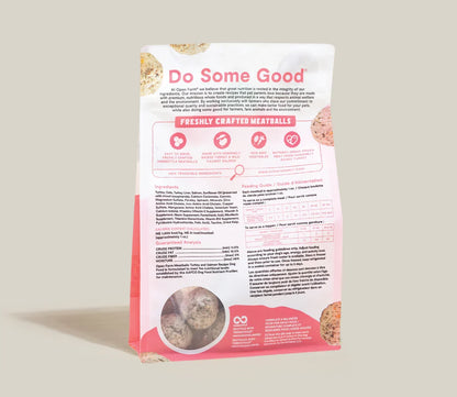 Turkey & Salmon Freshly Crafted Meatballs for Dogs