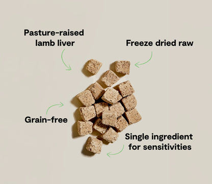 Freeze Dried Raw Lamb Liver Treat