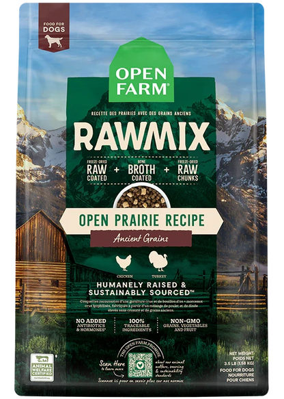 RawMix Open Prairie Ancient Grains Dog Kibble