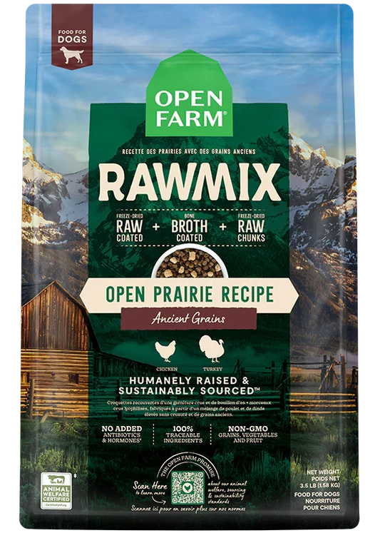 RawMix Open Prairie Ancient Grains Dog Kibble