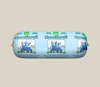 Goodbowl Chicken & Grass-Fed Beef Freshly Crafted Roll for Dogs