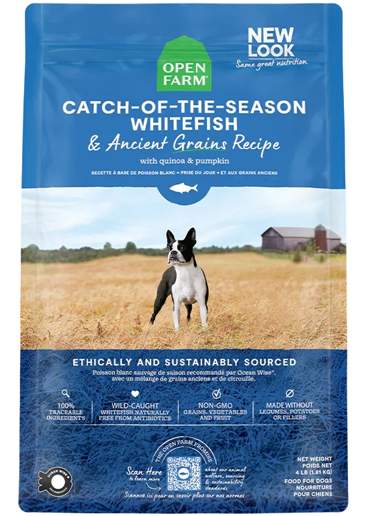 Whitefish & Ancient Grains Dog Kibble