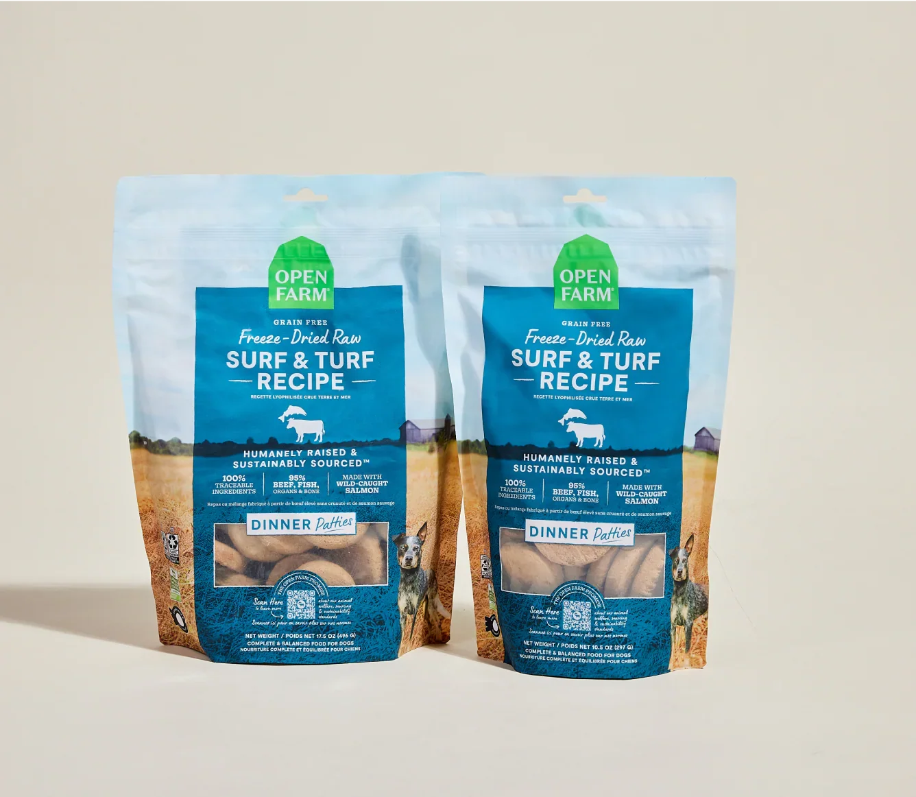 Surf & Turf Freeze Dried Raw Patties for Dogs