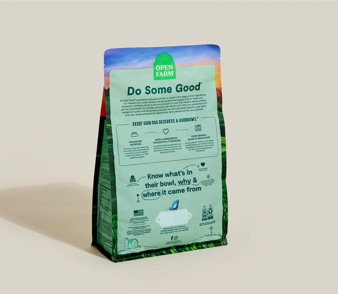 Goodbowl™ Harvest Chicken & Brown Rice Dog Kibble
