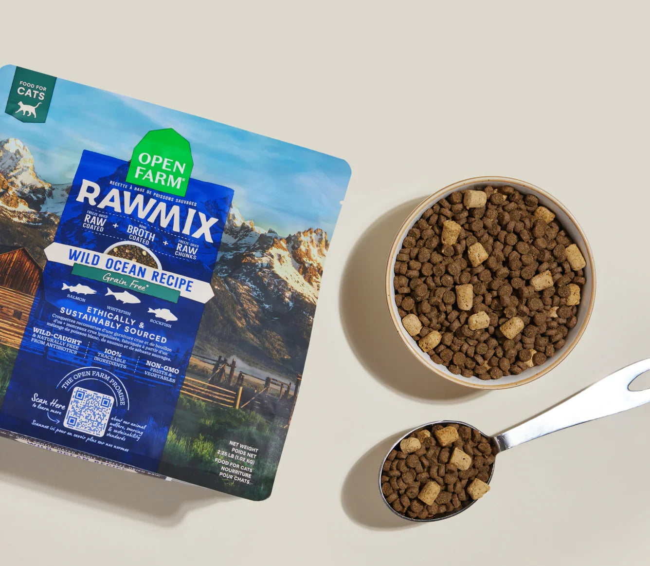 RawMix Wild Ocean Grain-Free Cat Kibble
