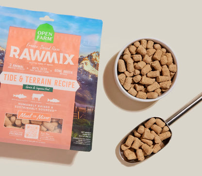 RawMix Tide & Terrain Freeze Dried Raw Morsels for Dogs