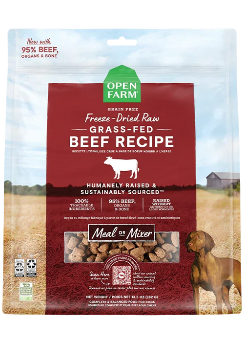 Grass-Fed Beef Freeze Dried Raw Morsels for Dogs
