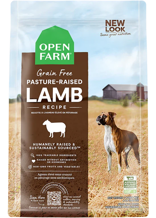 Pasture-Raised Lamb Grain-Free Dog Kibble