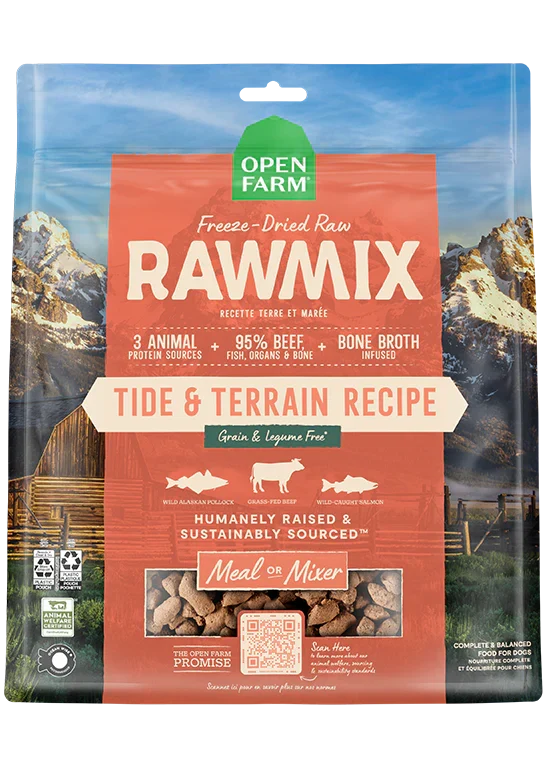 RawMix Tide & Terrain Freeze Dried Raw Morsels for Dogs